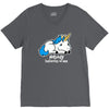 sad unicorn V-Neck Tee