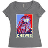 chewbacca poster, ideal gift or birthday present Women's Triblend Scoop T-shirt