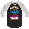 Super Cool Dad Of A Freaking Awesome Daughter 3/4 Sleeve Shirt