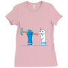 bad sock puppet Ladies Fitted T-Shirt