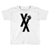 mgk t xx shirt flower black rose Toddler T-shirt