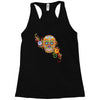 women's sugar skull purple Racerback Tank