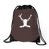 bad human Drawstring Bags