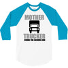 mother trucker doing the school run 3/4 Sleeve Shirt