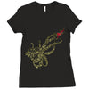 caution octopus&rsquo; may be larger than it appears Ladies Fitted T-Shirt