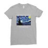 Vincent Van Gogh The Starry Night Ladies Fitted T-Shirt