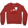 dart evolution stranger dustin tv show Crewneck Sweatshirt