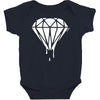 dripping diamond logo Baby Bodysuit