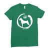 boxer zen Ladies Fitted T-Shirt