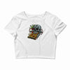 pizzaskull sticker original Crop Top