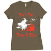yes i can drive a stick Ladies Fitted T-Shirt