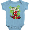 angry ninja and co Baby Bodysuit