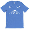 whiskers cat dog cute puppy animal baseball jersey T-Shirt
