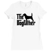 the dogfather beagle Ladies Fitted T-Shirt