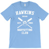 hawkins babysitting club indiana mike dustin eleven demogorgon strange T-Shirt