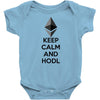 Keep Calm And Hodl Ethereum Baby Onesie