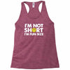 small tiny little shorty person gift tee Racerback Tank