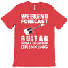 weekend forcast guitar with a chance of drinking T-Shirt