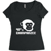 98% chimpanzee Women's Triblend Scoop T-shirt