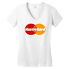 hustle hard Women's V-Neck T-Shirt