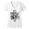 wild animals Women's V-Neck T-Shirt