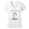 Born To Be A Unicorn! Women's V-Neck T-Shirt
