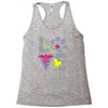 love teal best trending Racerback Tank