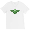 liver cancer wonder woman V-Neck Tee
