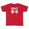 new beast dumbbell muscle Toddler T-shirt