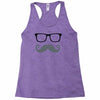 monsieur moustache Racerback Tank