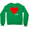 Besties Heart Family Matching Crewneck Sweatshirt