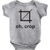 oh crop Baby Onesie