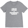 i run on caffeine and inappropriate thoughts V-Neck Tee