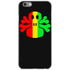 rasta skull and crossbones iPhone 6/6s Case