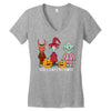 Hallowentown Lock Shock And Barrell Women's V-Neck T-Shirt