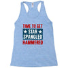 star spangled hammered Racerback Tank