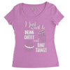 i just want to drink coffee &amp; bake things Women's Triblend Scoop T-shirt