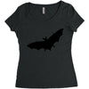 bat (3) Women's Triblend Scoop T-shirt