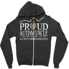 proud autism uncle Zipper Hoodie