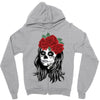 Skull Girl Zipper Hoodie