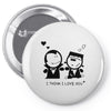 i love you Pin-back button