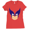 wolverine mask Ladies Fitted T-Shirt