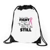 the lord will fight for you, you need only to be still Drawstring Bags