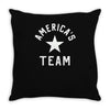 americas team Throw Pillow