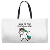 mom of the birthday girl Weekender Totes