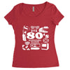 80s survival guide cassette high Women's Triblend Scoop T-shirt