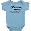 Vandelay industries import Export Original Size 89 Baby Bodysuit
