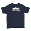 evolution of snowboarding funny Youth Tee