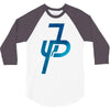 jake paul blue 3/4 Sleeve Shirt