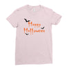 happy halloween Ladies Fitted T-Shirt